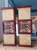 Mooie unieke en zeldzame chinese wandlampen, Ophalen, Zo goed als nieuw, Hout, Chinees