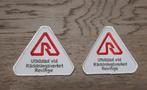 2x brandweer patch van oefencentrum Revinge in Zweden, Ophalen of Verzenden, Nieuw