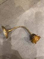 Wandlampje met bloemkap, Ophalen of Verzenden, Gebruikt, Metaal