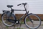 Batavus Winner stadsfiets, stoer matzwart, izgs, 62cm frame, Fietsen en Brommers, Fietsen | Heren | Herenfietsen, Ophalen, Gebruikt