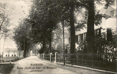 Maarssen Huize Vecht en Dijk Weeshuis Lindelaan st 1909, Verzamelen, Ansichtkaarten | Nederland, Gelopen, Utrecht, Voor 1920, Verzenden