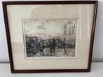 Ets, Antiek en Kunst, Kunst | Etsen en Gravures, Ophalen