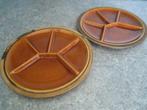 2 fondueborden, Huis en Inrichting, Keuken | Servies, Ophalen of Verzenden, Zo goed als nieuw, Bord(en), Overige stijlen