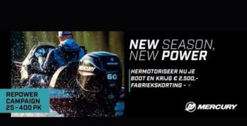 Nieuwe Mercury motoren te koop  beschikbaar voor biedingen