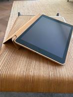 Apple iPad Air, A1474, Spacegrey, 32GB met leren Apple hoes, Computers en Software, Apple iPads, 10 inch, Gebruikt, 32 GB, Apple iPad Air