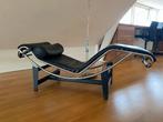 Cassina Replica ligstoel - Zwart - Gebruikt, Ophalen, Gebruikt, 100 tot 125 cm, Metaal