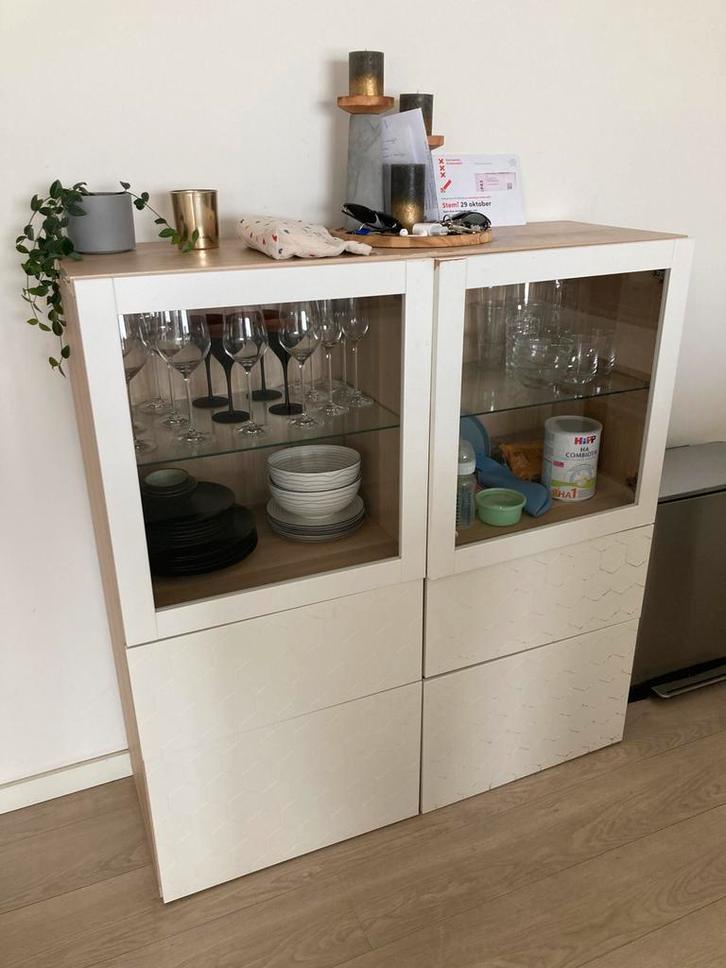 Ikea Besta kast, Huis en Inrichting, Kasten | Vitrinekasten, Gebruikt, 100 tot 150 cm, 50 tot 100 cm, 25 tot 50 cm, Met lade(s)