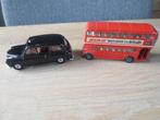 Modelauto's : Engelse Taxi en Engelse Dubbeldekker Gorgi., Overige merken, Gebruikt, Ophalen of Verzenden, Groter dan 1:32