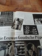 Artikel 3 eeuwen Goudse pijpen 1933, Ophalen of Verzenden, 1920 tot 1940, Knipsel(s)