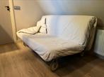 2 persoons IKEA slaapbank, Huis en Inrichting, Slaapkamer | Slaapbanken, 160 cm, Crème, Gebruikt, Ophalen