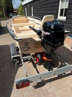 Complete visboot, vaarklaar met trailer, Ophalen, Tot 10 pk, Zo goed als nieuw, 3 tot 6 meter