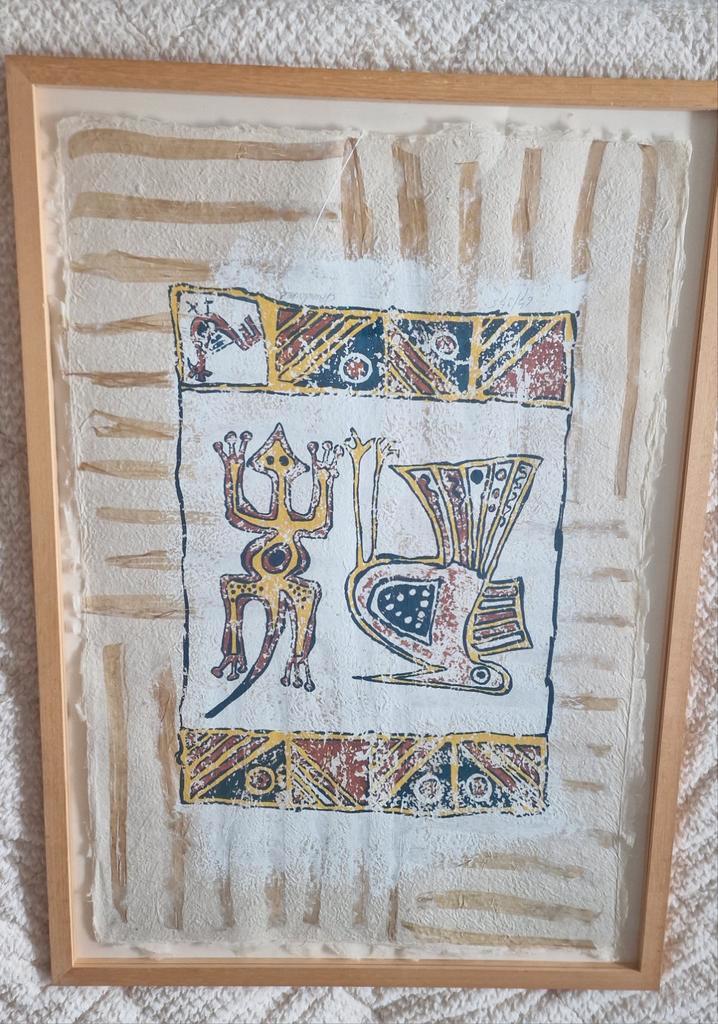 Clara Raadsveld Zeefdruk Afrika Serie, Antiek en Kunst, Kunst | Litho's en Zeefdrukken, Ophalen of Verzenden