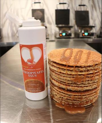 Stroopwafelsaus ijs topping beschikbaar voor biedingen