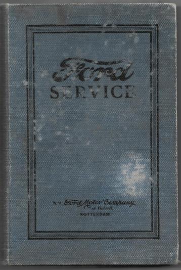 Ford T werkplaatsboek reparatie onderhoud revisie auto 1926 beschikbaar voor biedingen