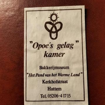 Opoe's Gelag Kamer - Bakkerijmuseum Hattem beschikbaar voor biedingen