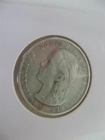 Oude 1 gulden munt Koningin Wilhelmina 1897 hangend haar, 1 gulden, Verzenden, Zilver, Koningin Wilhelmina