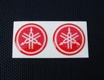 set Yamaha stickers rood MT09 YZF R1 R6 XT MT07 [2 stuks] ne