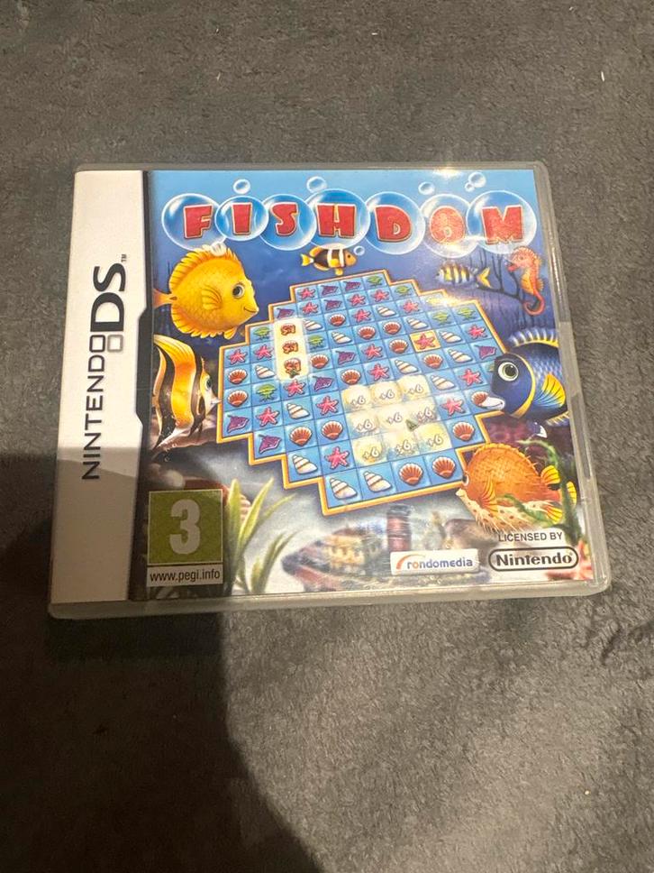 Fishdom DS - Puzzelplezier!, Spelcomputers en Games, Games | Nintendo DS, Zo goed als nieuw, Puzzel en Educatief, 1 speler, Vanaf 3 jaar