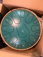 Tongue drum bijna 31 Cm GROOT groen 15 klanken NIEUW, Ophalen of Verzenden, Nieuw, Trommel