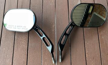 Harley spiegels L+R, zwart, in prima staat. beschikbaar voor biedingen