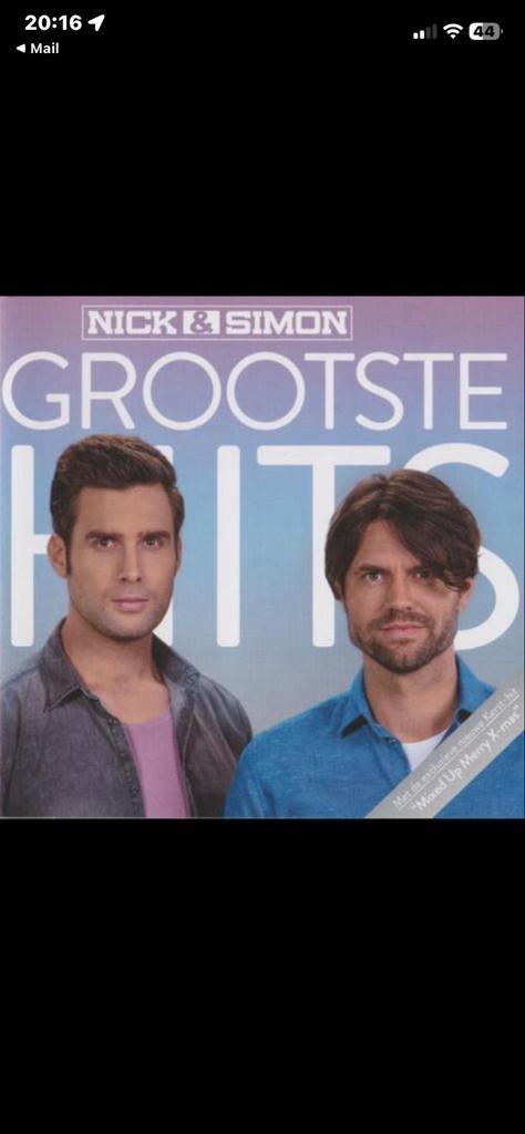 Nick & Simon - Grootste Hits CD, Cd's en Dvd's, Cd's | Nederlandstalig, Gebruikt, Pop, Ophalen of Verzenden