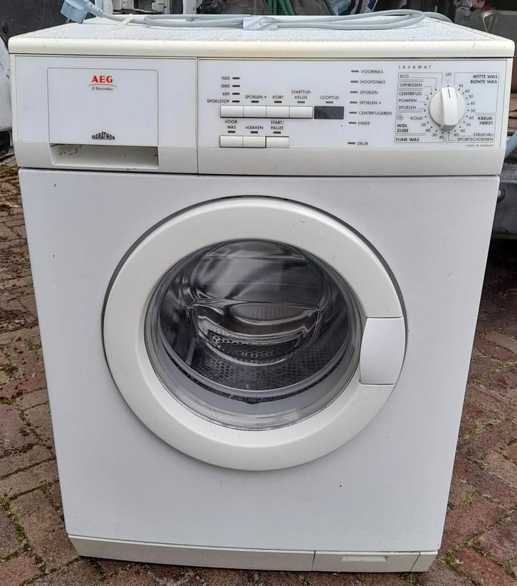 Wasmachine en Droger - AEG Marathon, Witgoed en Apparatuur, Wasmachines, 85 tot 90 cm, 1600 toeren of meer, Ophalen