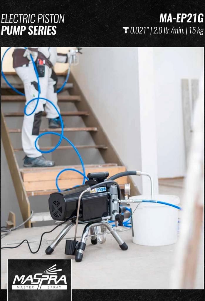 Maspra EP21G spraypack, Graco, Wagner, verfpomp, Airless, Doe-het-zelf en Verbouw, Schildersmaterialen, Nieuw, Verfspuit of Verfpomp