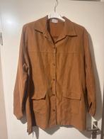 Vintage Bruine Blouse, Kleding | Dames, Blouses en Tunieken, Ophalen of Verzenden, Zo goed als nieuw, Maat 42/44 (L), Bruin
