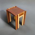 Afra Tobia Scarpa stool side table for Benetton Italy, Huis en Inrichting, Ophalen of Verzenden, 25 tot 50 cm, Rechthoekig