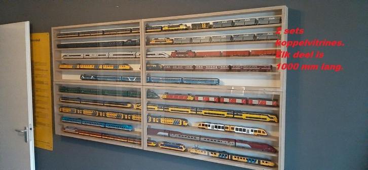 HO, N-Spoor, Vingerhoedjes. Wandvitrine, vitrine. Voorraad, Hobby en Vrije tijd, Modeltreinen | H0, Nieuw, Treinset, Gelijkstroom of Wisselstroom