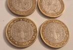 Diverse (4) Franse 1 Euro munten Euromunten munt ëén Frans, Postzegels en Munten, Munten | Nederland, Verzenden, Euro's, Losse munt