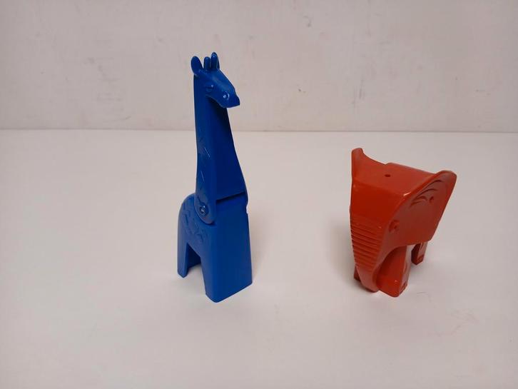 Vintage jean west germany vinyl giraffe en olifant jaren 70, Verzamelen, Speelgoed, Gebruikt, Ophalen of Verzenden