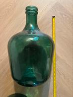 Groene bloemenvaas, Huis en Inrichting, Woonaccessoires | Vazen, Ophalen, Zo goed als nieuw