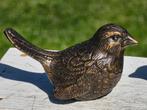 WINTERKONINKJE / VOGEL / Bronzen tuinbeeld, Nieuw, Info@huisentuindecoratiemarie.nl, Dierenbeeld, Huis en tuin decoratie Marie