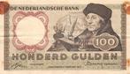 Netherlands 100 Gulden 1953 Erasmus Vf Replacement