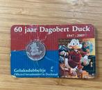 Geluksdubbeltje Dagobert Duck - 60 jaar, Ophalen of Verzenden, Overige landen, 2 euro