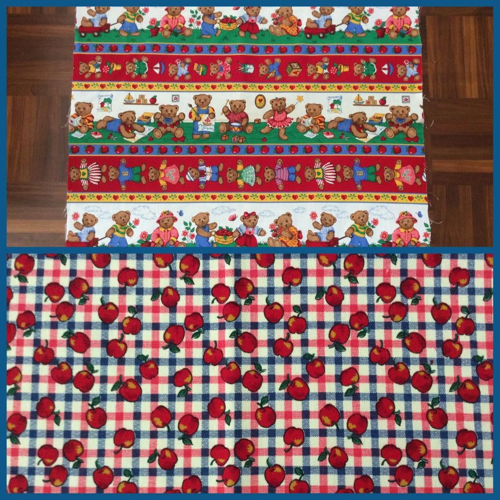stoffen en lappen beren stofjes, Hobby en Vrije tijd, Stoffen en Lappen, Ophalen, Overige kleuren, Nieuw, 30 tot 120 cm