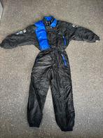 Vintage VAU Ski-Overall Zwart/Blauw. Oksel oksel 54cm, Kleding | Dames, Wintersportkleding, Ophalen of Verzenden, Gedragen, Maat 38/40 (M)