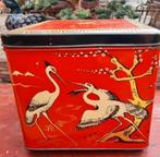 Vintage theeblik Oosterse tafereeltjes, Verzamelen, Blikken, Ophalen of Verzenden, Gebruikt, Overige