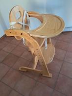 Kinderstoel Blank Eiken - Meegroeistoel, Kinderen en Baby's, Kinderstoelen, Ophalen, Zo goed als nieuw, Meegroeistoel, Gordel(s)