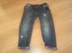 Monnalisa - Donkerblauwe spijkerbroek - 92, Kinderen en Baby's, Kinderkleding | Maat 92, Broek, Ophalen of Verzenden, Zo goed als nieuw