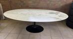 Knoll Saarinen Tulip Tafel Calacatta (2m44), 100 tot 150 cm, 200 cm of meer, Ophalen of Verzenden, Zo goed als nieuw