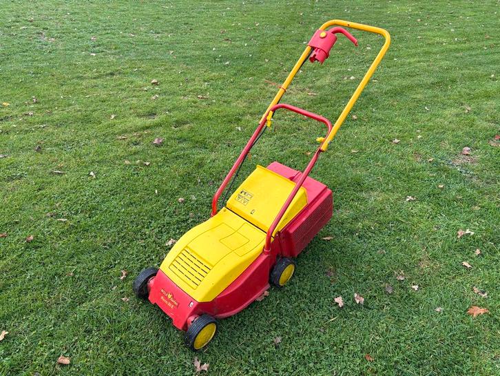 Wolf Garten Picco 32 E Grasmaaier, Tuin en Terras, Grasmaaiers, Gebruikt, Elektrische grasmaaier, 30 t/m 39 cm, Cirkelmaaier, Opvangzak