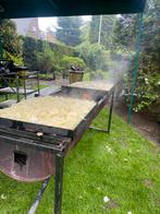Oliedrum BBQ - spit - plancha, Ophalen, Gebruikt, Met accessoires