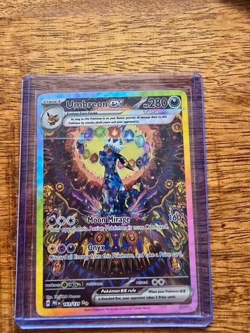 pokemon Umbreon EX 161/131 prismatic evolutions beschikbaar voor biedingen