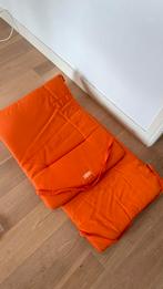 Vintage retro tuinkussen ligbed kussen oranje, Tuin en Terras, Ophalen of Verzenden, Zo goed als nieuw