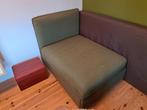 Groene eenpersoons slaapbank 80x200 cm, Huis en Inrichting, Ophalen, Gebruikt, Eenpersoons, 80 cm