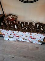 Kerststal met beeldengroep, Diversen, Kerst, Ophalen of Verzenden, Gebruikt