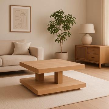 Design eiken salontafel
