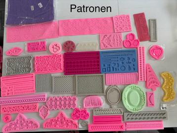 Siliconen Mallen voor Taartdecoratie  (per stk vanaf €3) beschikbaar voor biedingen